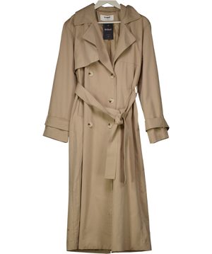 4th & Reckless Beige Tailored Trench Coat UK 10