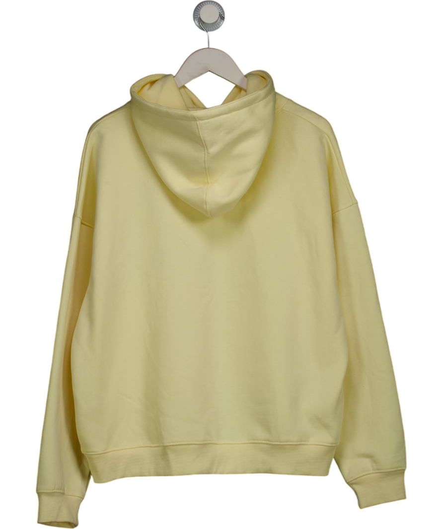 Kaiia the label Yellow Slogan Oversized Hoodie UK 10