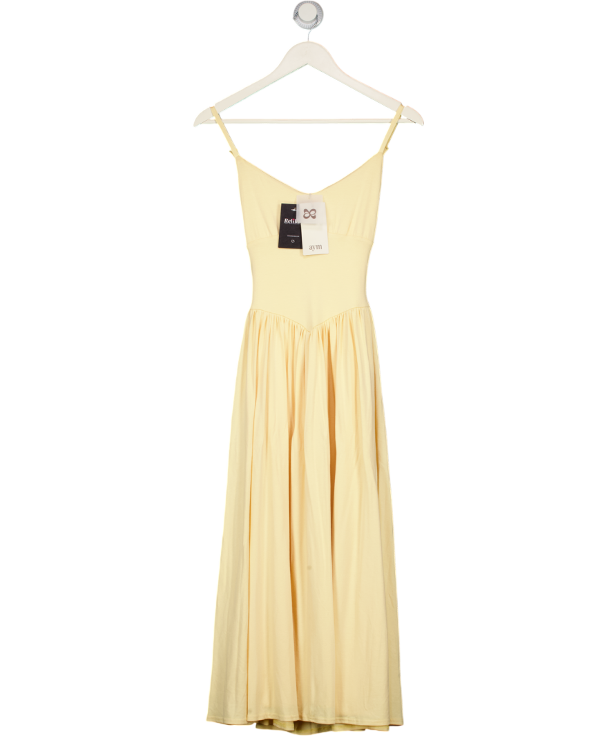 AYM Yellow Cammie Dress UK XS