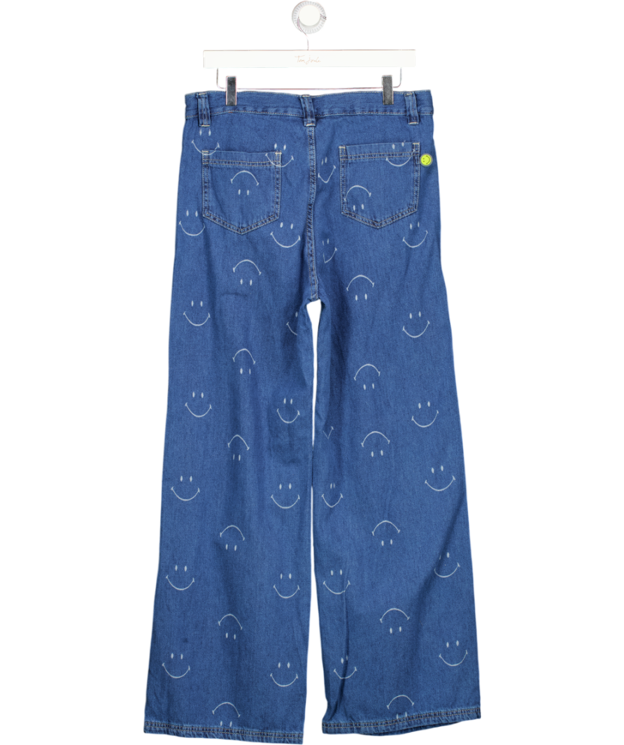 Baw Blue X Smiley Wide Leg Jeans W32