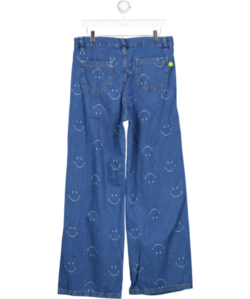 Baw Blue X Smiley Wide Leg Jeans W32