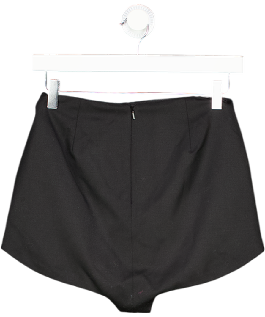 The sourced collection Black Micro Mini Shorts UK 8