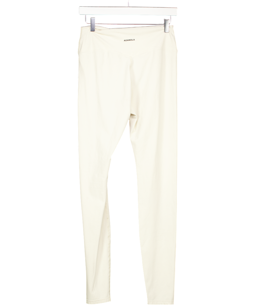 Adanola White Classic Seamless Leggings UK L