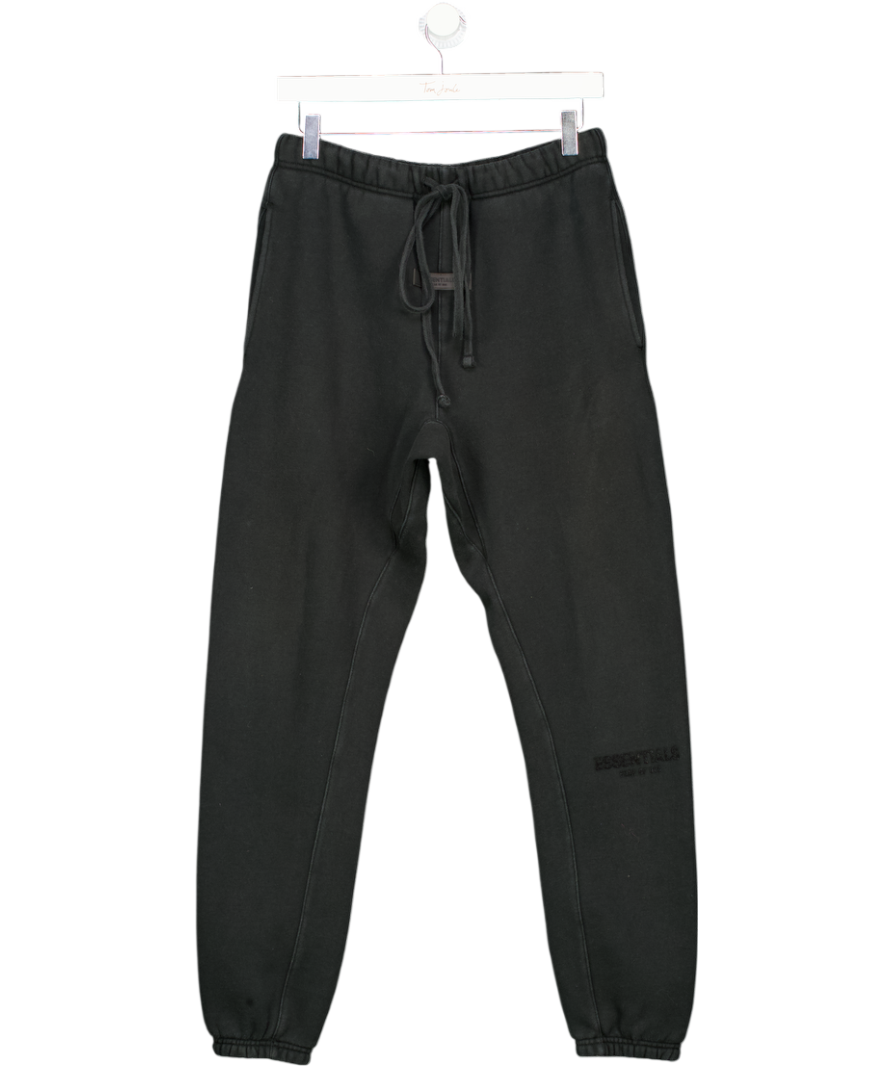 FEAR OF GOD Essentials Black Jogging Bottoms UK S