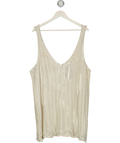 YOURS Cream Crochet Knit Vest Top UK 22
