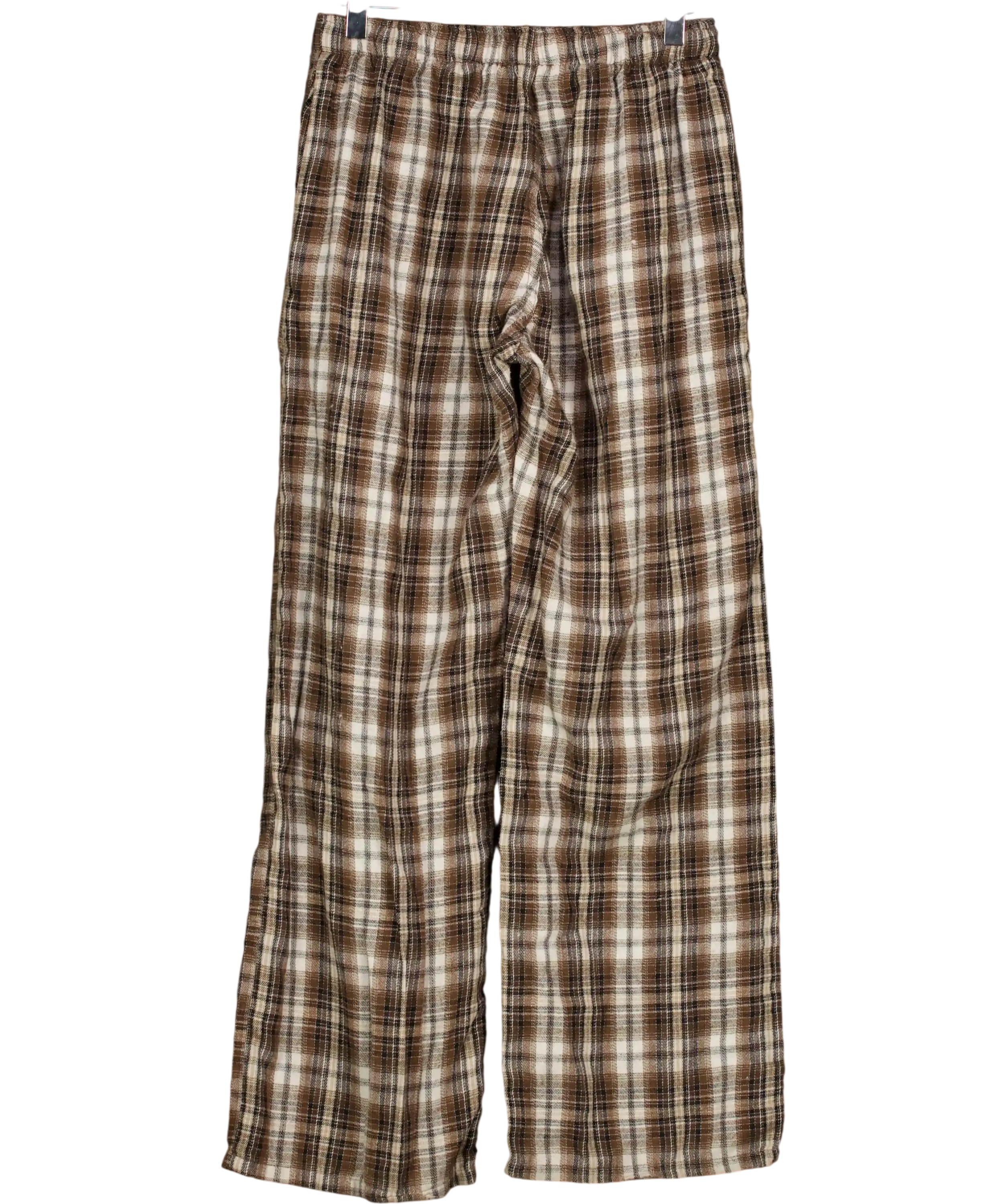 Brandy Melville Brown Noelia Plaid Pants UK S