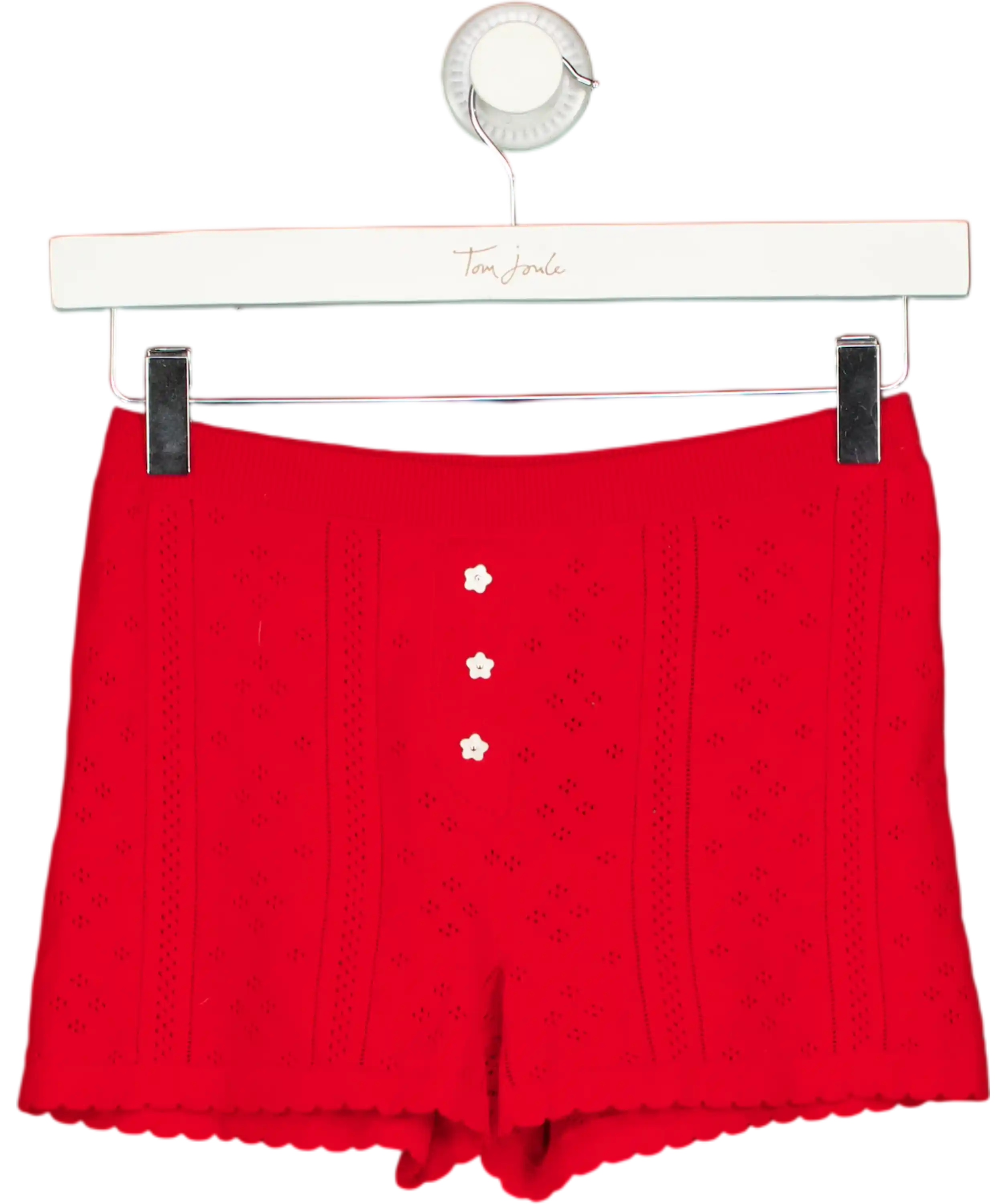 Papi Lav Red Mini Shorts UK S