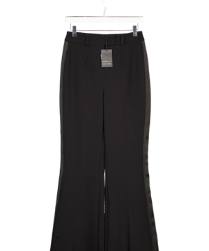 River Island Black Tux Straight Trouser UK 6