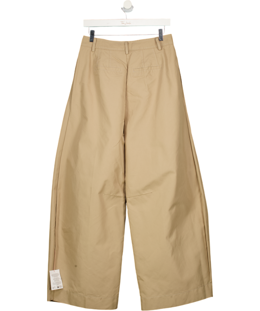 ARRANGE Beige E Tailored High Waist Wide Leg Trouser UK 10
