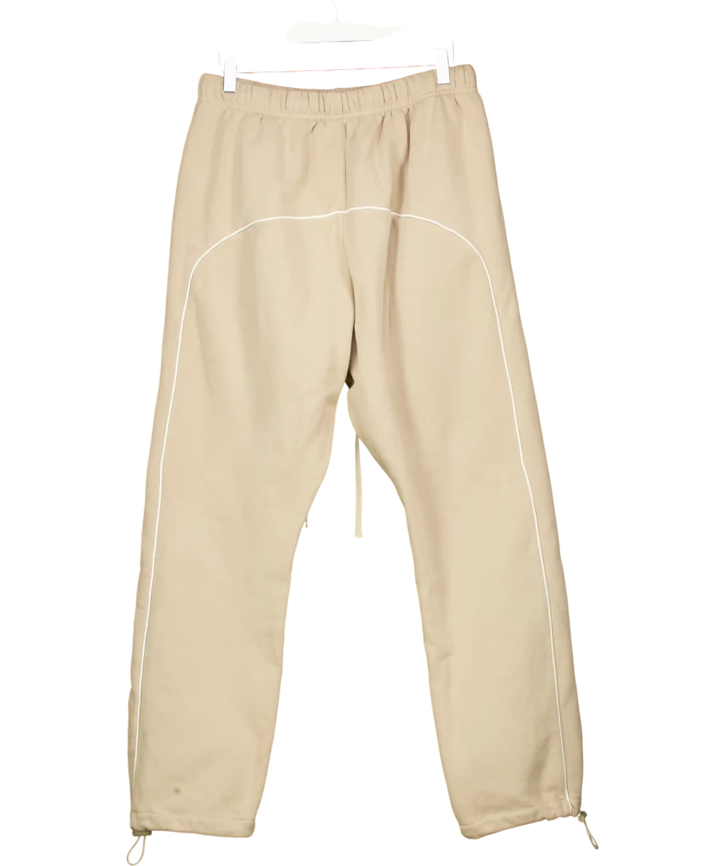 essentials Beige Training Classic Flare Sweatpant UK S