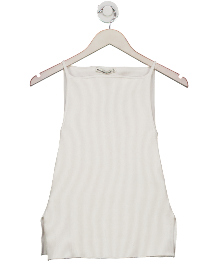 Abercrombie & Fitch White 90s Cami Top UK XS
