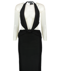 White Fox Everybody's Watching Maxi Dress Black UK S