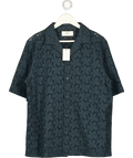 NOVU Contemporary Luxury Green 100% Cotton Shirt UK L