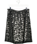 BOSS Black Lace Mini Skirt With White Underlayer UK 14
