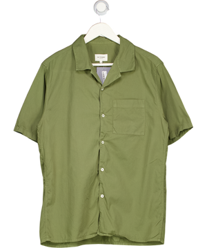OCTOBRE EDITIONS Green 100% Cotton Short Sleeve Shirt UK M