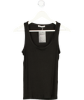 ZARA Black Ribbed Top UK S