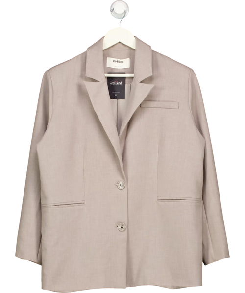 4th & Reckless Bristol Blazer Grey Melange UK 10