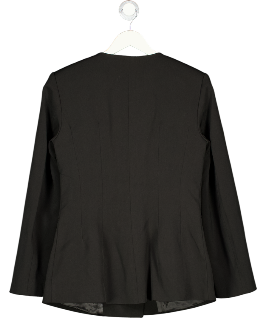 NA-KD Black Fitted Double Buttoned Blazer UK 8