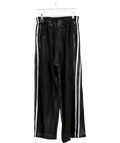 90's Product Black Printed Oversized Pipe Detail Jogger UK L