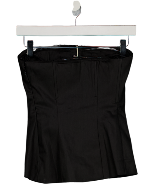 DL1961 Black Strapless Corset Top UK XS