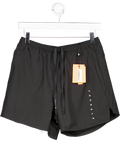 Young LA Black Lightweight Vented Running Shorts UK M
