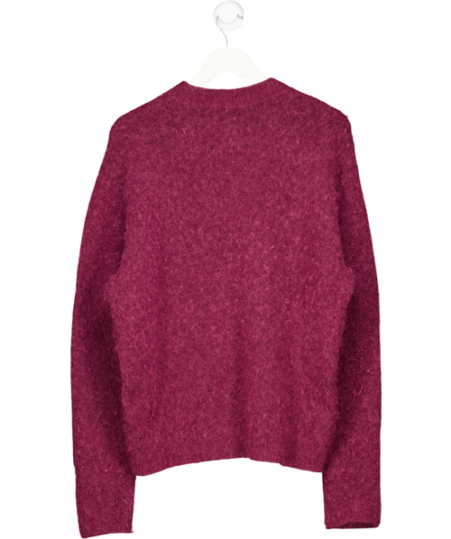 Acne Studios Red Brushed-knit Jumper UK S