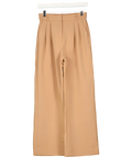 ABERCROMBIE & FITCH Abercrombie & Fitch Beige Sloane Tailored Wide Leg Trousers W26