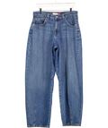 NEXT Mid Blue Barrel Mid-rise Jeans - Reg Length UK 12