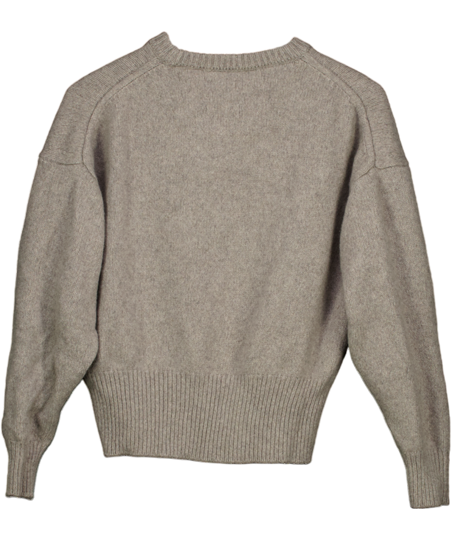 filippa K Grey Cashmere / Wool Blend Boxy Fit Sweater UK M