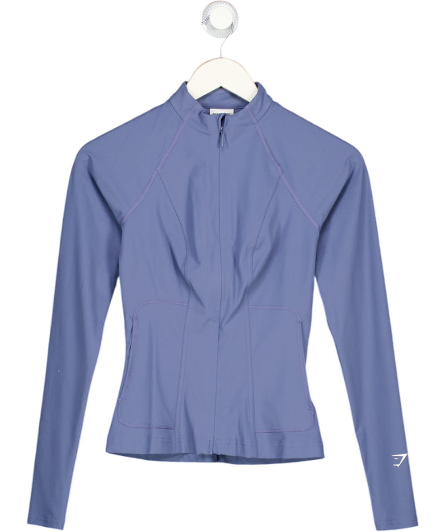 gymshark Blue Conditioning Full Zip Jacket UK XS