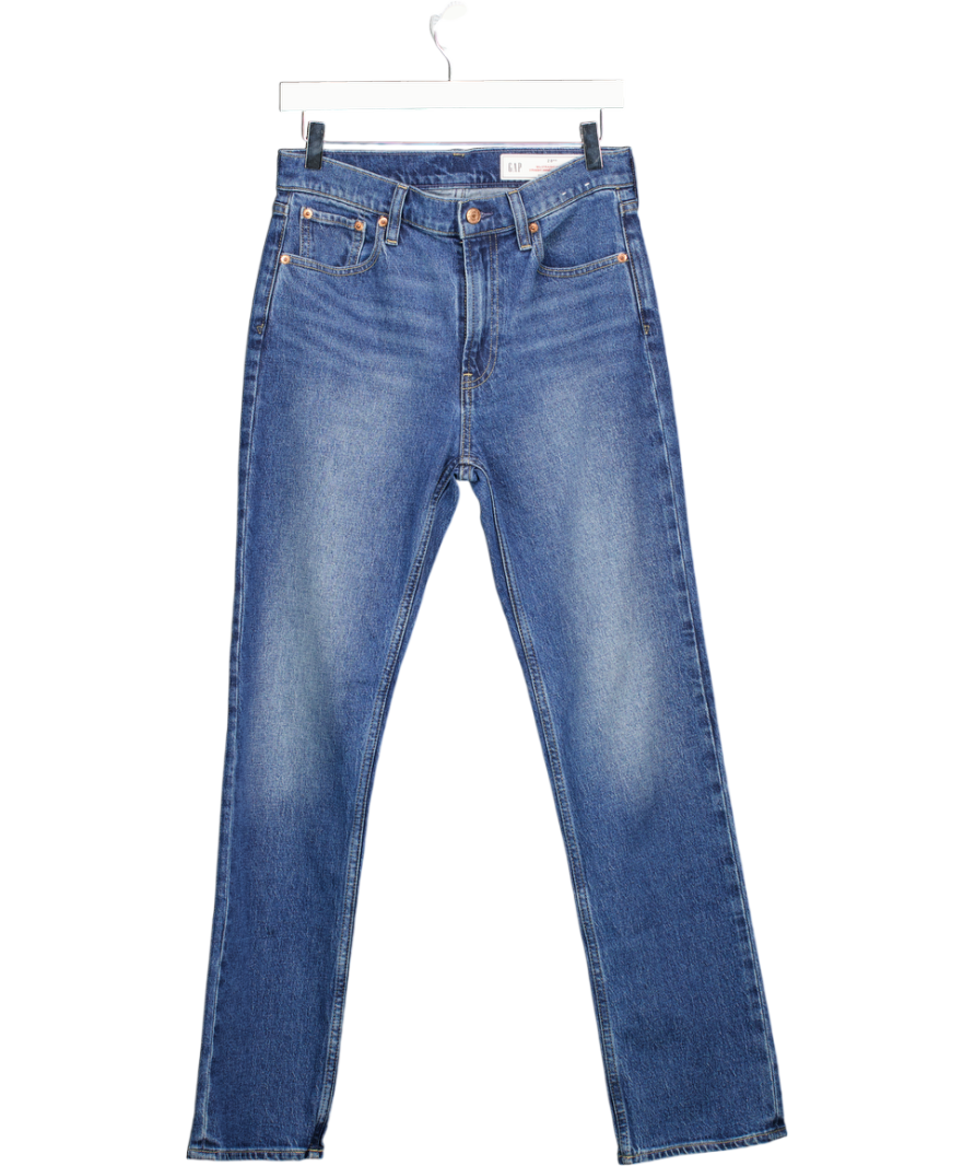 GAP Blue 90's High Rise Straight Jeans W28