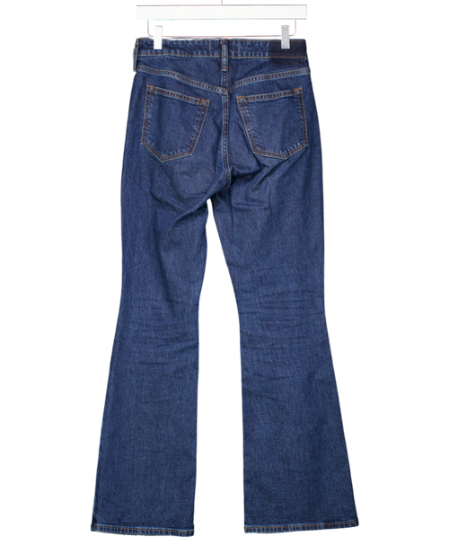 Abercrombie & Fitch Blue Mid Rise Bootcut Jean W25