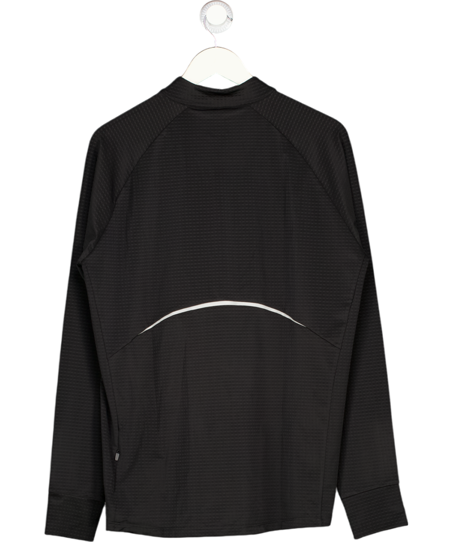 CASTORE Black Lightweight 1/2 Zip Long Sleeve Top UK L