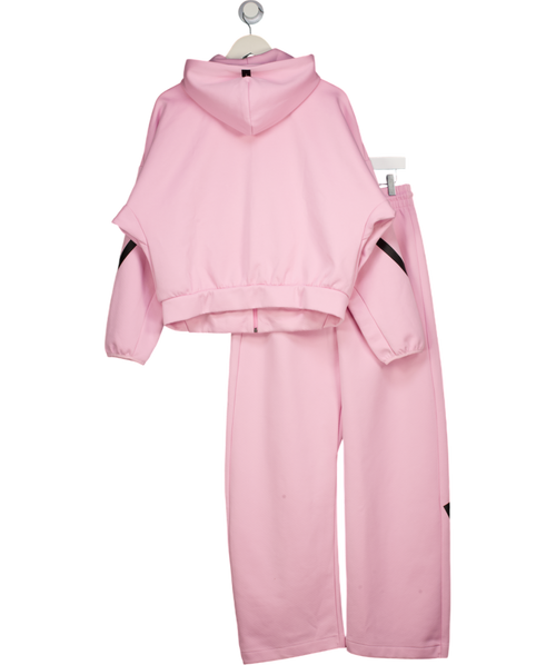 ADIDAS Pink 2-piece- Z.n.e. Full-zip Hoodie And Jogger Set UK M