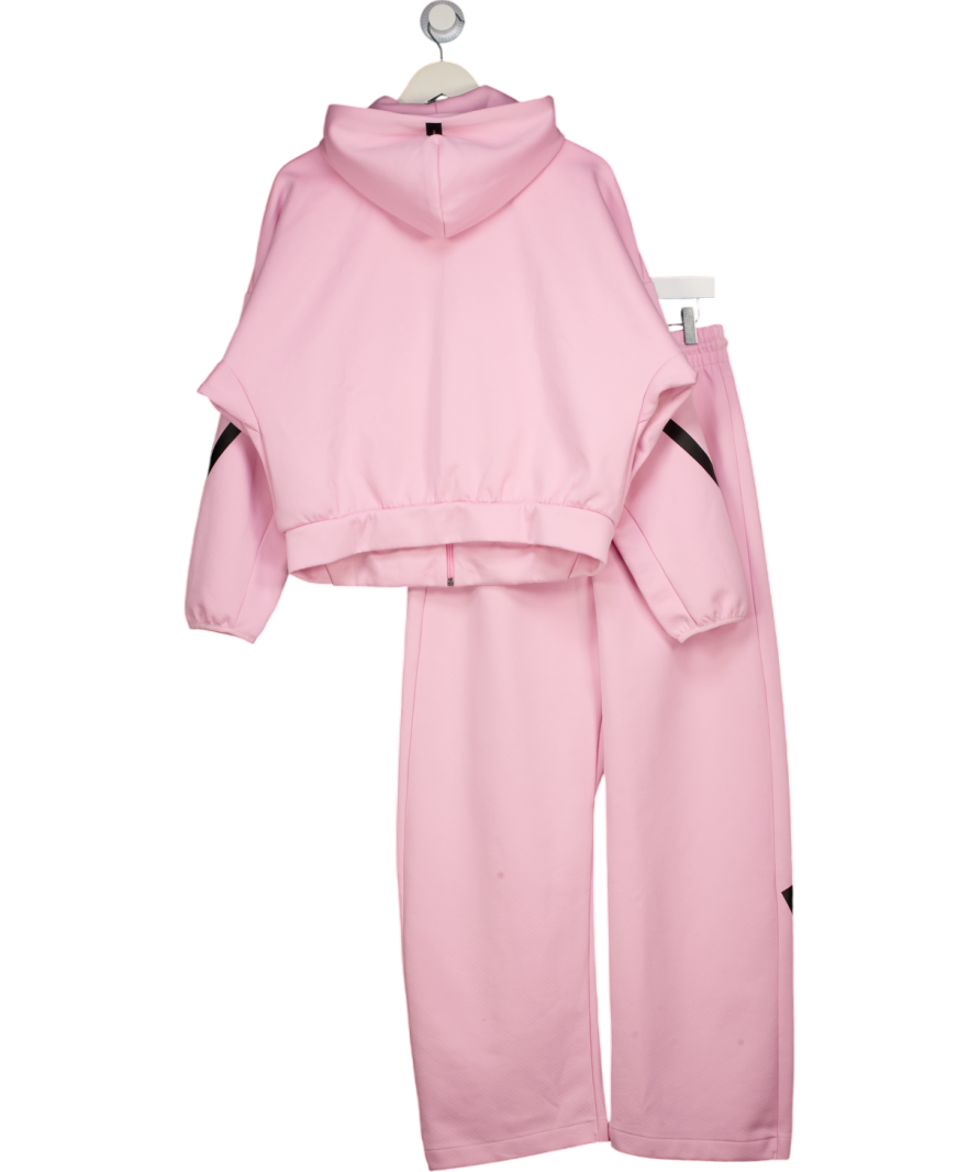 ADIDAS Pink 2-piece- Z.n.e. Full-zip Hoodie And Jogger Set UK M