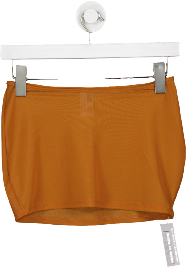 davis swim Orange Swim Micro Mesh Skirt UK XS/S