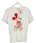 Uniqlo White Mickey Mouse T-shirt UK S