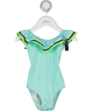 SUNUVA Turquoise Blue Ric-rac Frill Detail Swimsuit 2 -3 Years