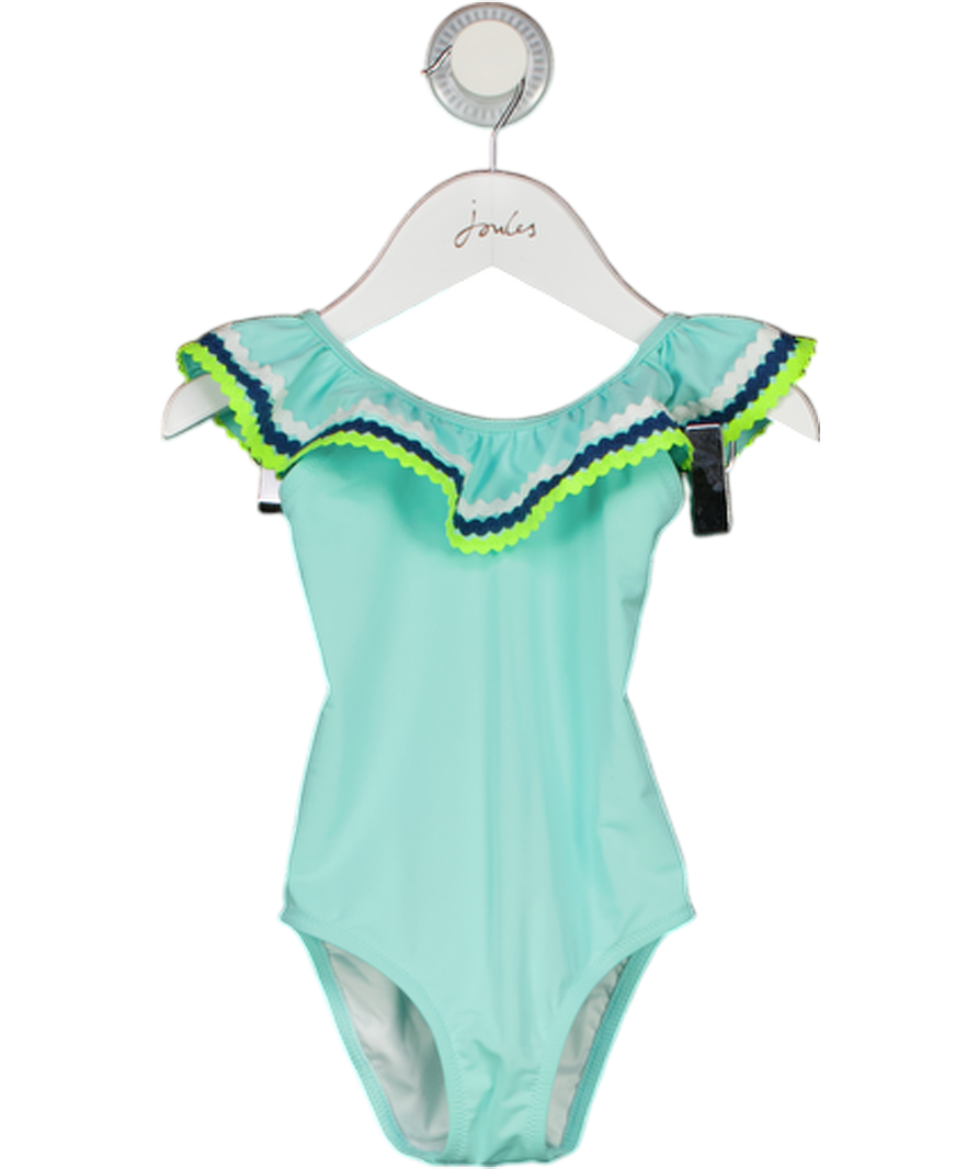 SUNUVA Turquoise Blue Ric-rac Frill Detail Swimsuit 2 -3 Years