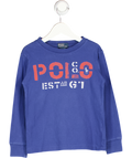 POLO RALPH LAUREN Blue Logo Long Sleeve Top 4 Years