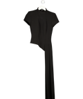 NADINE MERABI Pippa Black Asymmetric Top UK 6