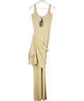 4th & Reckless Metallic Aria Lurex Belt Detail Knitted Maxi Dress UK 6