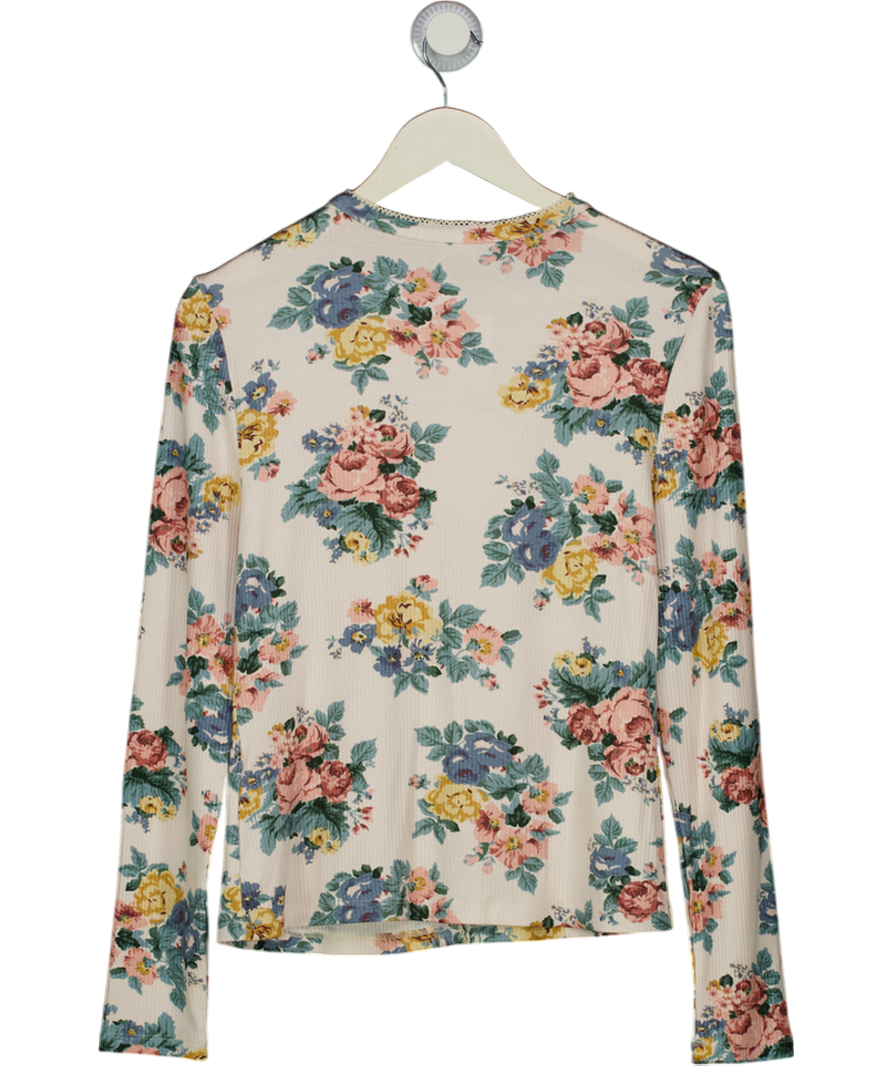 Nobody's Child Cream Floral Printed Cardigan UK S