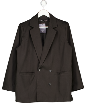 Lioness Black Double Breasted Oversized Blazer UK S