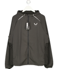 CASTORE Black Lightweight Reflective Running Jacket With Hood UK L