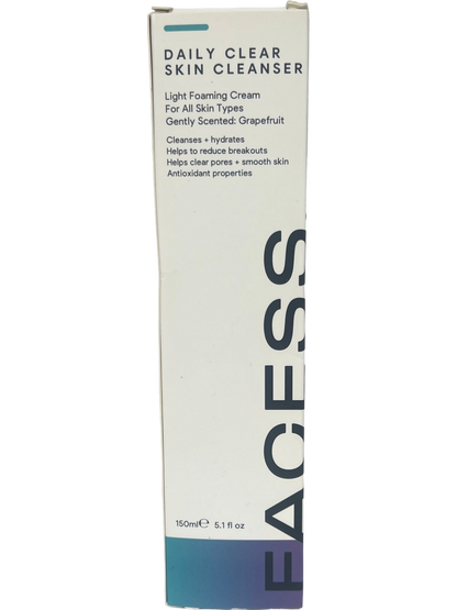 FACESH Face Cleanser Light Foaming Cream Grapefruit Scented For All Skin Types 150ml
