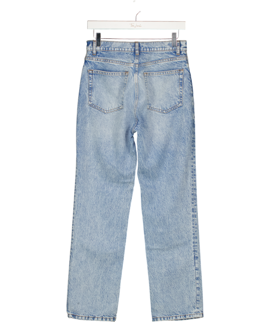 REFORMATION Blue Cynthia High Rise Straight Jeans W27
