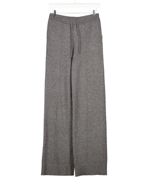 HOUSE OF CB Grey Yalina Charcoal Cashmere Blend Trousers UK S