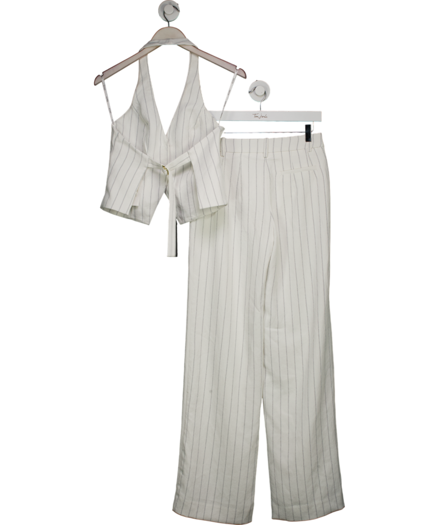 Kookat White Oyster Pinstripe Set UK 8