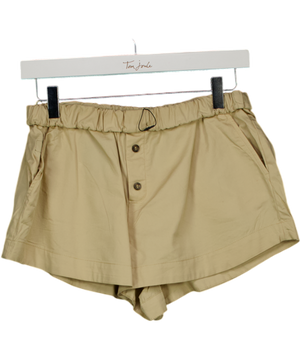 ZARA Beige Boxer Style Shorts UK XS